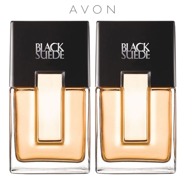 Avon Black Suede Eau de Toilette 3.4 fl. oz. - Fresh Aromatic Fragrance with Bergamot & Amber Notes