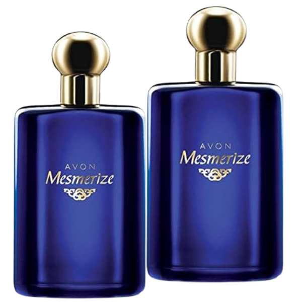 Avon Mesmerize Blue for Men Cologne Spray 3.4. fl oz. Elegant Fruity & Floral Fragrance with Woody Notes & Amber Base