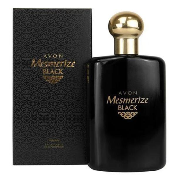 Avon Mesmerize Black Eau de Toilette Natural Spray For Him 100ml - 3.4oz Intense Perfume Long Lasting Fragrance