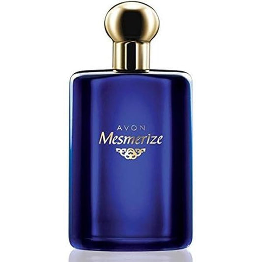 Avon Mesmerize Blue for Men Cologne Spray 3.4. fl oz. Elegant Fruity & Floral Fragrance with Woody Notes & Amber Base