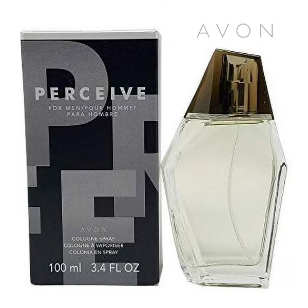 Perceive for Men Cologne Spray - Fresh Aromatic Scent with Sparkling Citrus & Cedarwood Notes -3.4 fl. oz. Bottle