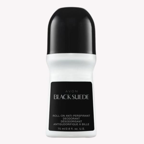 AVON Black Suede Perfume EDT 3.4 fl. oz & Roll-On Antiperspirant Deodorant Set - Sophisticated Fragrance & Daily Freshness