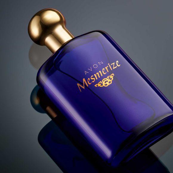 Avon Mesmerize Blue for Men Cologne Spray 3.4. fl oz. Elegant Fruity & Floral Fragrance with Woody Notes & Amber Base
