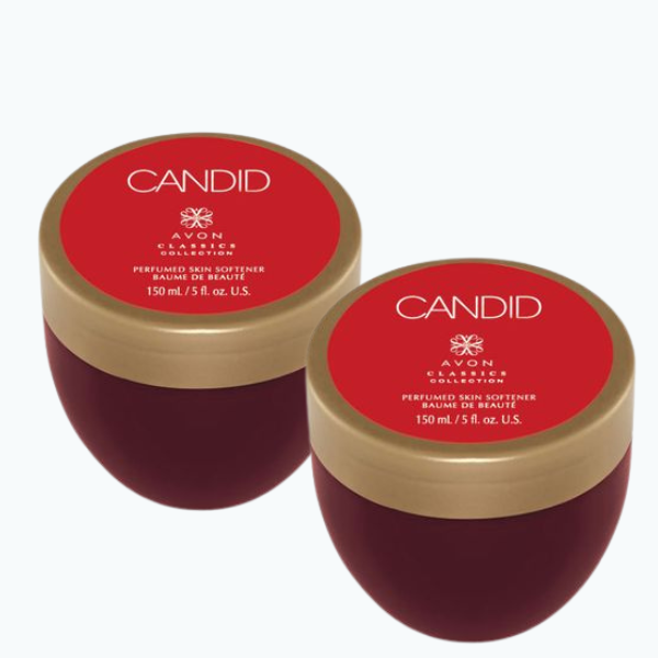 Avon Candid Perfumed skin Softener 5 oz.