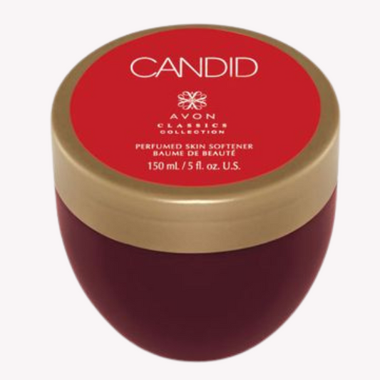 Avon Candid Perfumed skin Softener 5 oz.