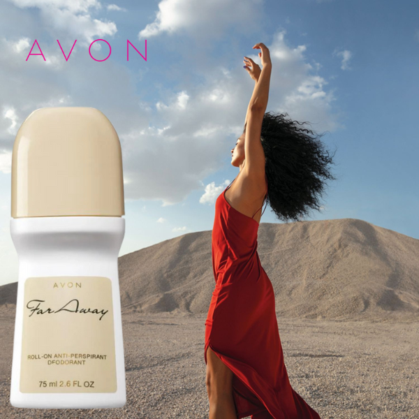 Avon Far Away Deodorant Roll-on 2.6 oz Anti-Perspirant for Odorless Comfort & Lasting Freshness - Floral Scented Body Care