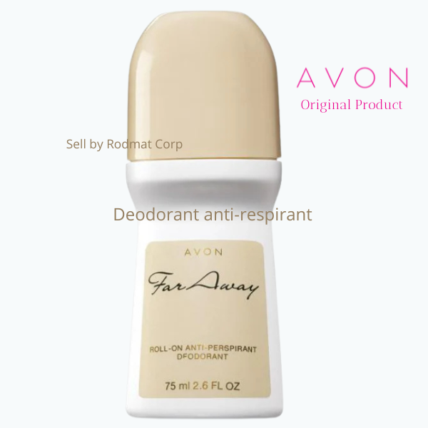 Avon Far Away Deodorant Roll-on 2.6 oz Anti-Perspirant for Odorless Comfort & Lasting Freshness - Floral Scented Body Care