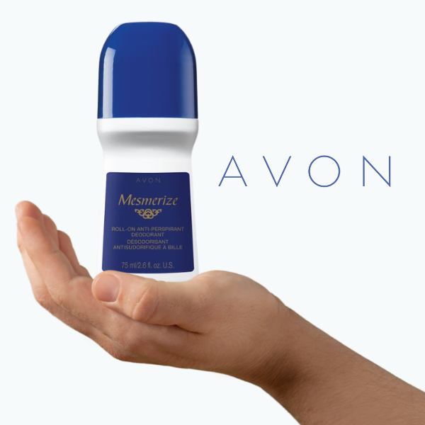 Avon Mesmerize Blue Deodorant Roll-on 2.6 fl. oz