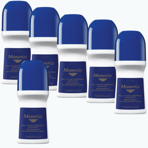 Avon Mesmerize Blue Deodorant Roll-on 2.6 fl. oz