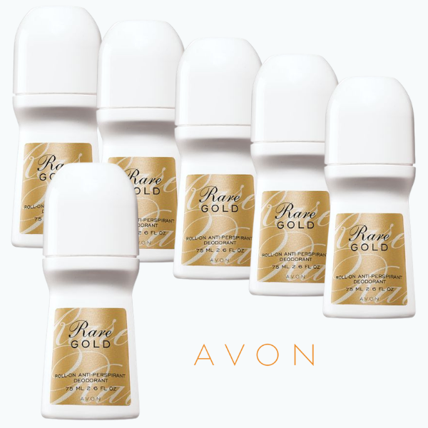 Avon Rare Gold Roll-On Antiperspirant Deodorant 2.6 fl. oz.