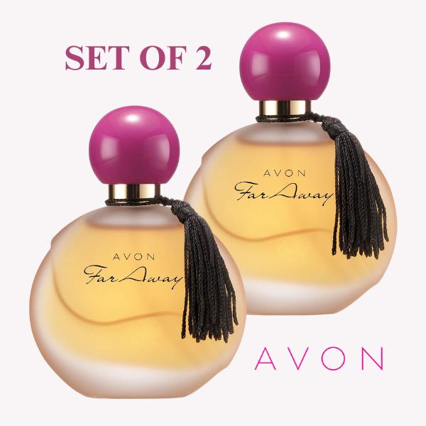 Avon Far Away Eau de Parfume 1.7 fl. oz (2 Pack) Floral Natural Fragrance Floral Fusion Fragrance