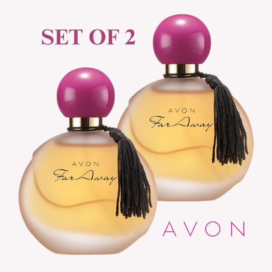 Avon Far Away Eau de Parfume 1.7 fl. oz (2 Pack) Floral Natural Fragrance Floral Fusion Fragrance
